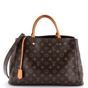 Louis Vuitton Montaigne Handbag Canvas #252595L22B